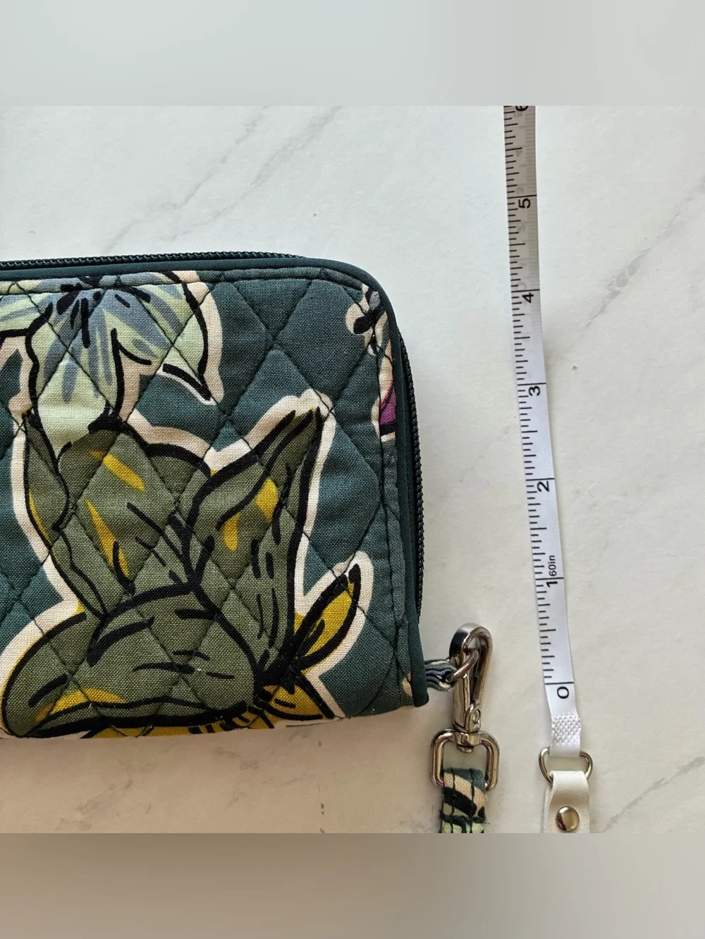 Vera Bradley Quilted Floral Wristlet Wallet - Green, Purple, Pink, Yellow